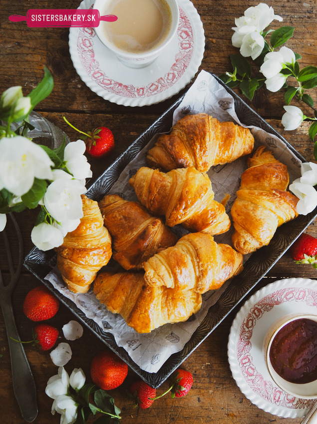 kváskové croissanty